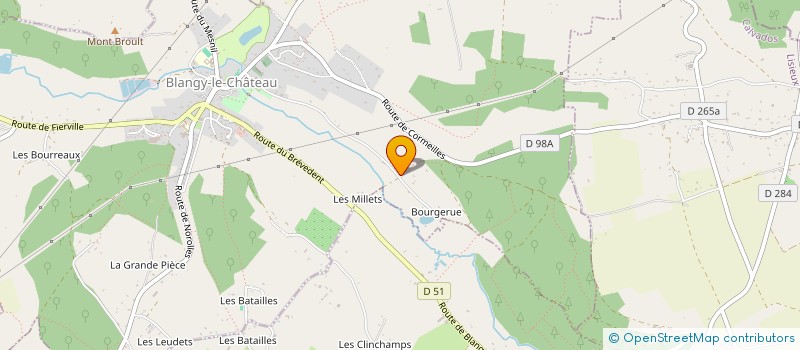 localisation de l'entreprise AMICALE SPORTIVE DES SAPEURS-POMPIERS DE BLANGY-LE-CHATEAU  BLANGY-LE-CHATEAU