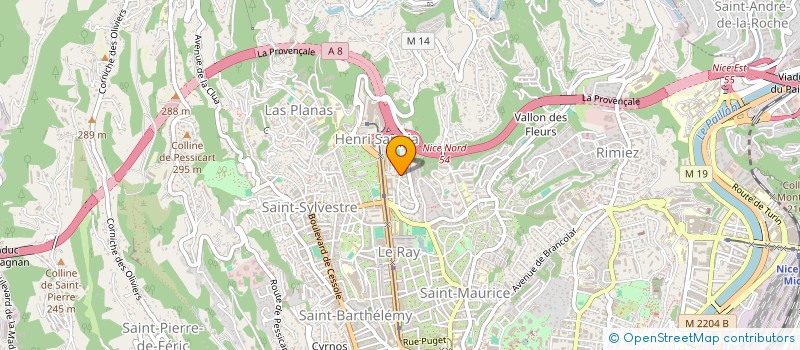 localisation de l'entreprise AMICALE SPORTIVE DU RAY à NICE