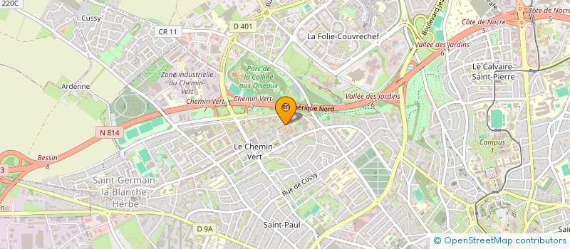 localisation de l'entreprise AMICALE SPORTIVE DU REVEIL GYMNIQUE DE CAEN à CAEN