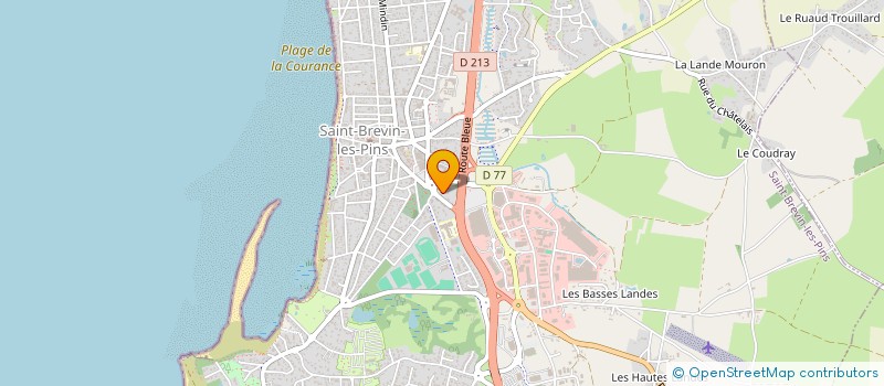 localisation de l'entreprise AMICALE SPORTIVE ET CULTURELLE DES SAPEURS-POMPIERS BREVINOIS à SAINT-BREVIN-LES-PINS