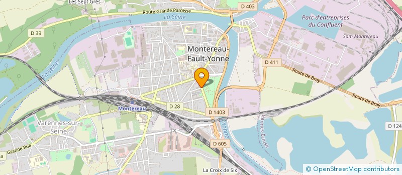 localisation de l'entreprise AMICALE SPORTIVE ET DE LOISIRS POLICE MONTEREAU à MONTEREAU-FAULT-YONNE