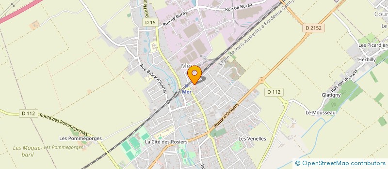 localisation de l'entreprise AMICALE SPORTIVE ET TOURISTIQUE DES SAPEURS-POMPIERS DE MER-SUEVRES  MER