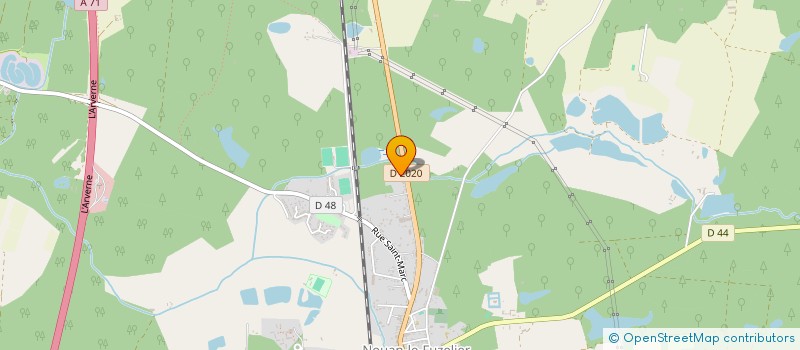 localisation de l'entreprise AMICALE SPORTIVE ET TOURISTIQUE DES SAPEURS POMPIERS DE NOUAN LE FUZELIER à NOUAN-LE-FUZELIER