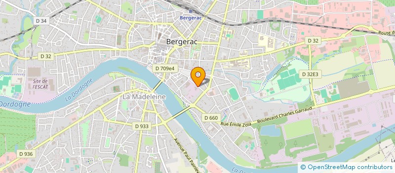 localisation de l'entreprise AMICALE SPORTIVE GAZ ELEC DORDOGNE à BERGERAC