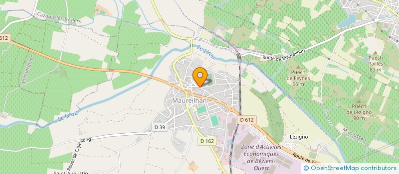 localisation de l'entreprise AMICALE SPORTIVE MAUREILHANAISE à MAUREILHAN