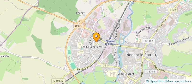 localisation de l'entreprise AMICALE SPORTIVE NOGENTAISE à NOGENT-LE-ROTROU