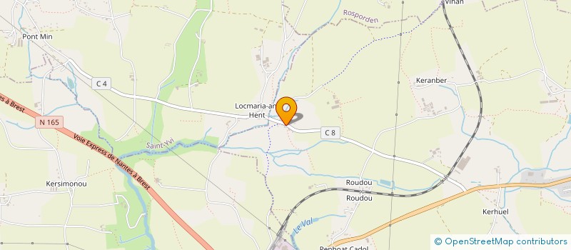 localisation de l'entreprise AMICALE SPORTIVE SAINT YVIENNE  SAINT-YVI