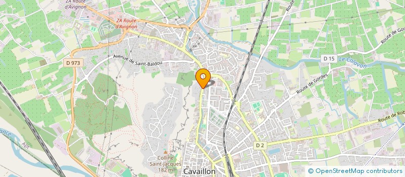 localisation de l'entreprise AMICALE SPORTIVE SAPEURS POMPIERS CAVAIL  CAVAILLON