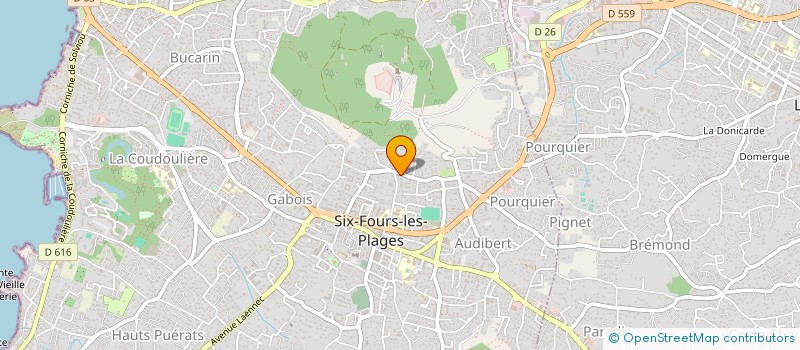 localisation de l'entreprise AMICALE SPORTIVE SIX FOURNAISE à SIX-FOURS-LES-PLAGES