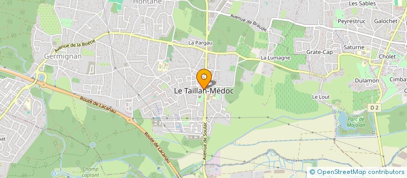 localisation de l'entreprise AMICALE SPORTIVE TAILLANNAISE  LE TAILLAN-MEDOC