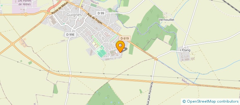 localisation de l'entreprise AMICALE SPORTIVE TOURISTIQUE ET CULTURELLE DES SAPEURS POMPIERS DE GUIGNES  GUIGNES