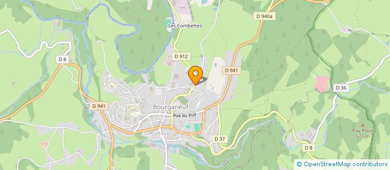 localisation de l'entreprise AMICALE ST JEAN à BOURGANEUF
