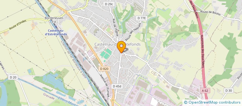 localisation de l'entreprise AMICALE  ST JOSEPH-LES ORANGERS  FRONTON