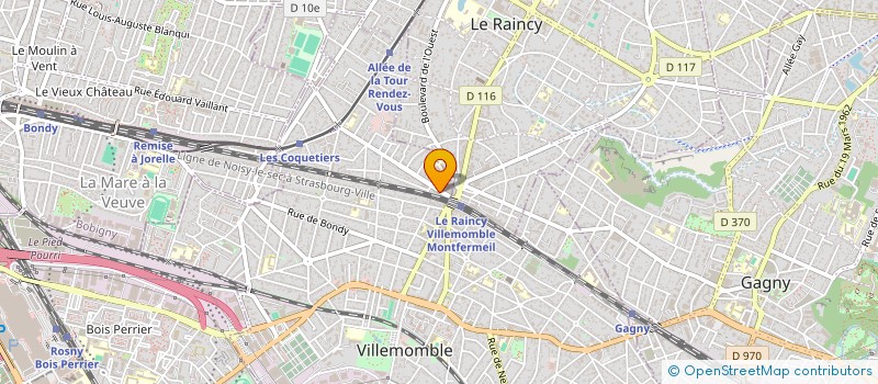 localisation de l'entreprise AMICALE SUGE D'AULNAY ( ASA )  VILLEMOMBLE