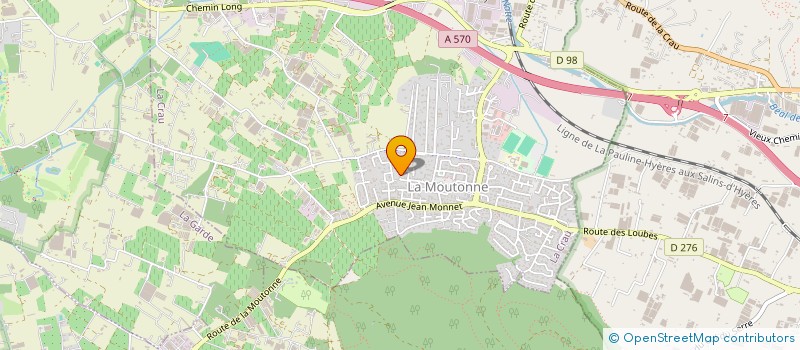 localisation de l'entreprise AMICALE SURFCASTING DES ILES D OR à HYERES