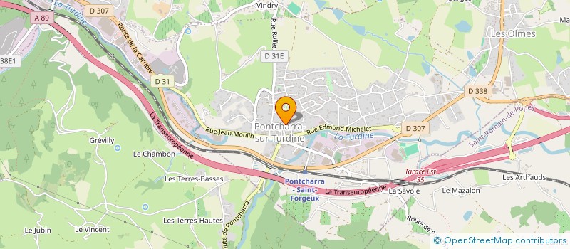 localisation de l'entreprise AMICALE TAROT LE P'TIT PONTCH  VINDRY-SUR-TURDINE