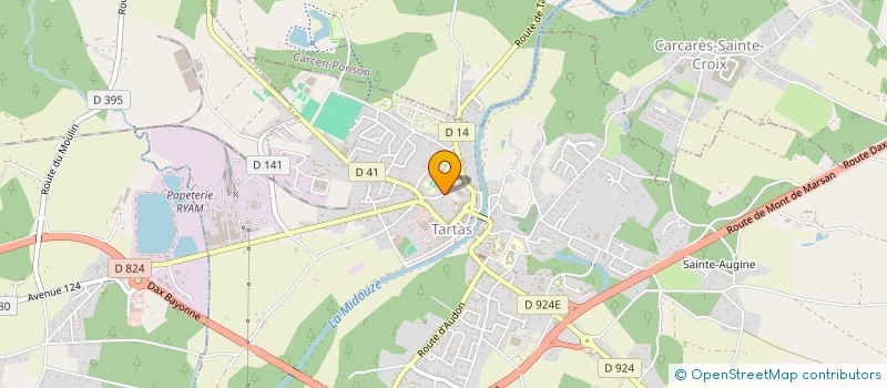 localisation de l'entreprise AMICALE TARUSATE DES RETRAITES  TARTAS