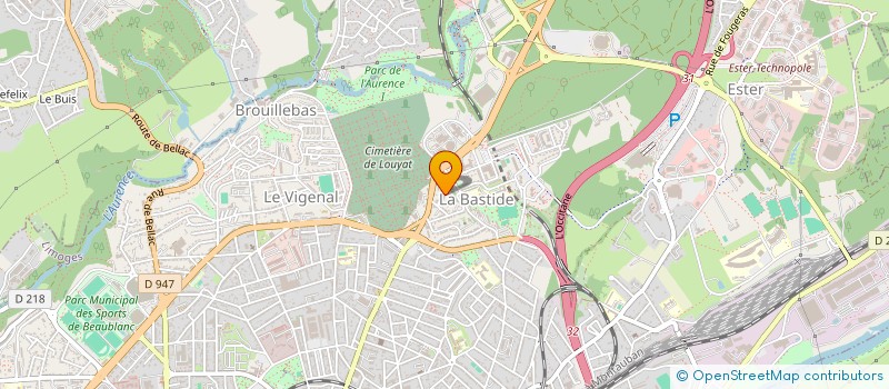 localisation de l'entreprise AMICALE TAXIS VILLE DE LIMOGES à LIMOGES