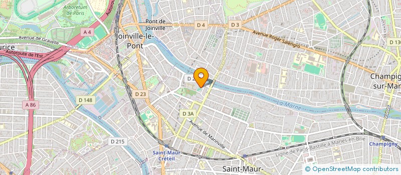 localisation de l'entreprise AMICALE TENNIS DE ST MAUR à SAINT-MAUR-DES-FOSSES