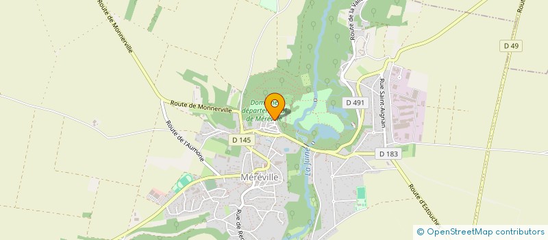 localisation de l'entreprise AMICALE TENNIS DE TABLE DE MEREVILLE  LE MEREVILLOIS