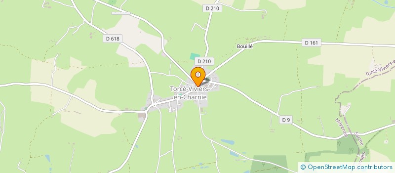 localisation de l'entreprise AMICALE TERRITORIALE DE ERVE ET CHARNIE à TORCE-VIVIERS-EN-CHARNIE