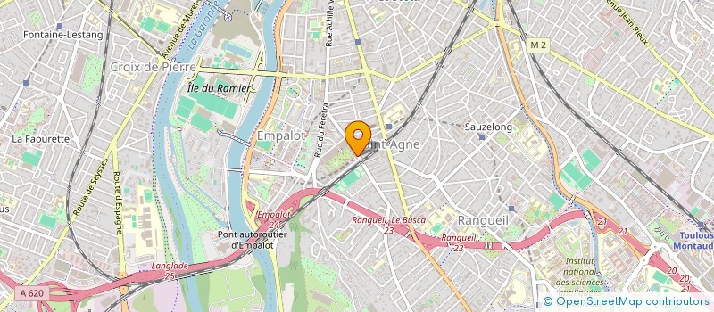 localisation de l'entreprise AMICALE TOULOUSAINE DES INSPECTEURS DE L'EDUCATION NATIONALE DE L'ENSEIGNEMENT TECHNIQUE ET DE L'ENSEIGNEMENT GENERAL (A à TOULOUSE