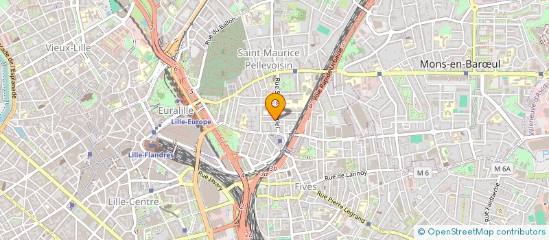 localisation de l'entreprise AMICALE TRAVAIL ETUD SENEGALAIS ND PDC à LILLE