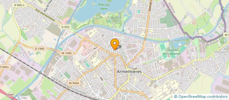 localisation de l'entreprise AMICALE TRAVAILLEUR COMMERCANT MAROCAIN à ARMENTIERES