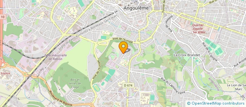 localisation de l'entreprise AMICALE TRAVAILLEUR COMMERCANT MAROCAINS à ANGOULEME
