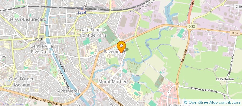 localisation de l'entreprise AMICALE TRAVAILLEURS COMMERCANTS MAROC à LAVAL