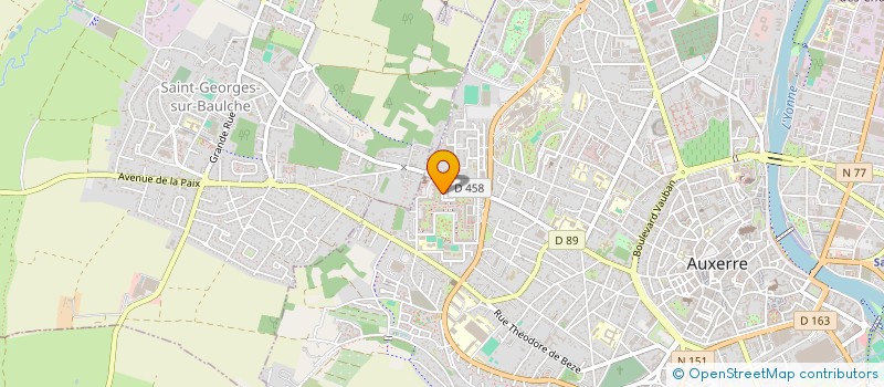 localisation de l'entreprise AMICALE TRAVAILLEURS PORTUGAIS AUXERRE à AUXERRE