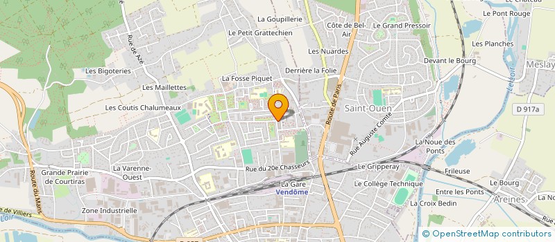 localisation de l'entreprise AMICALE TRAVAILLEURS TURCS DU VENDOMOIS à VENDOME