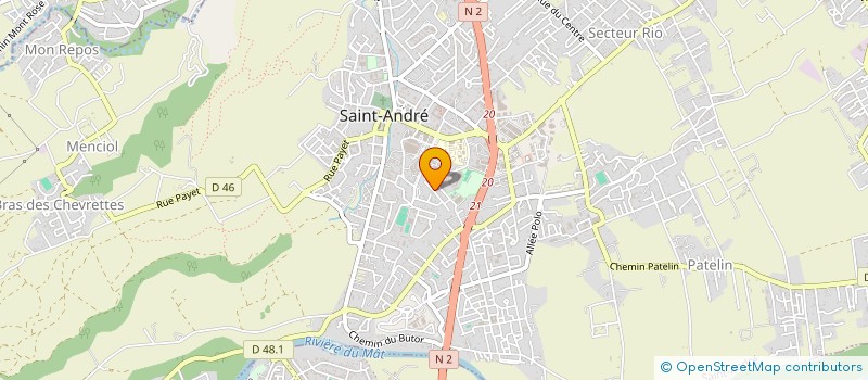 localisation de l'entreprise AMICALE UFOLEP-USEP DE L'ECOLE PRIMAIRE GEORGES-MARIE SOBA à SAINT-ANDRE