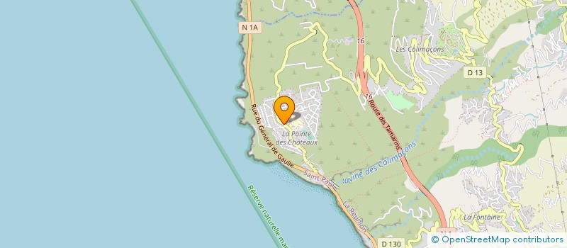 localisation de l'entreprise AMICALE UFOLEP/USEP DE LA POINTE à SAINT-LEU