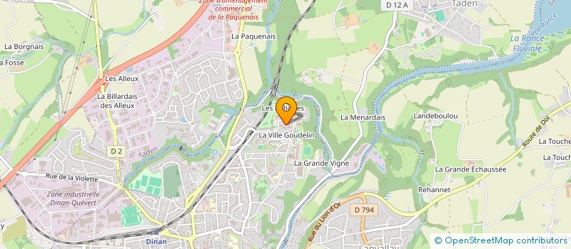 localisation de l'entreprise AMICALE VELO DETENTE DINANNAISE à DINAN