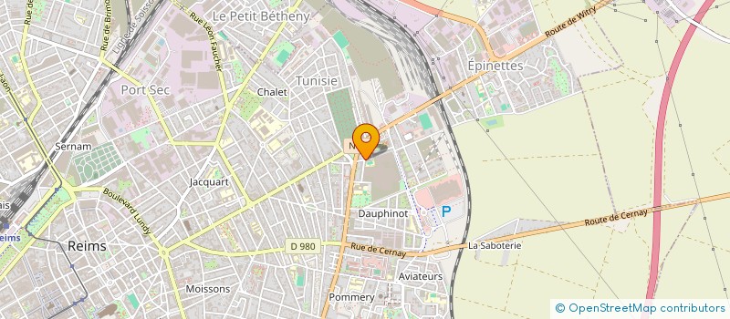 localisation de l'entreprise AMICALE VERCINGETORIX SAINT LEONARD  REIMS