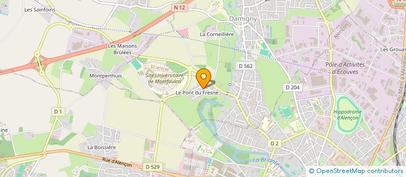 localisation de l'entreprise AMICALE VIEILLES SOUPAPES ALENCONNAISES à DAMIGNY
