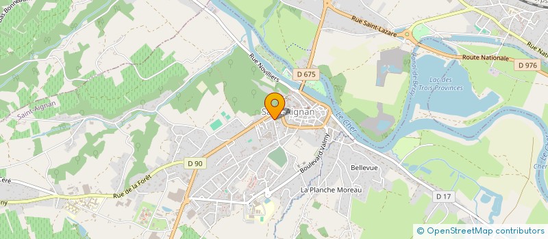 localisation de l'entreprise AMICALE VIVRE ET SOURIRE à SAINT-AIGNAN