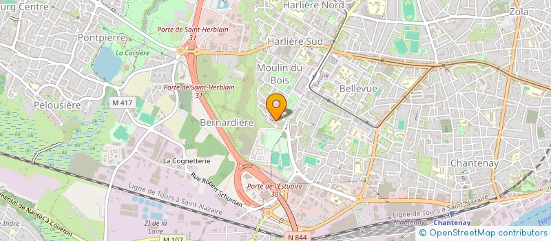 localisation de l'entreprise AMICALE XJ à SAINT-HERBLAIN