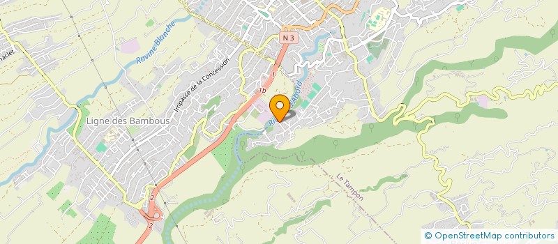 localisation de l'entreprise AMICALEMENT MOTARDS  LE TAMPON