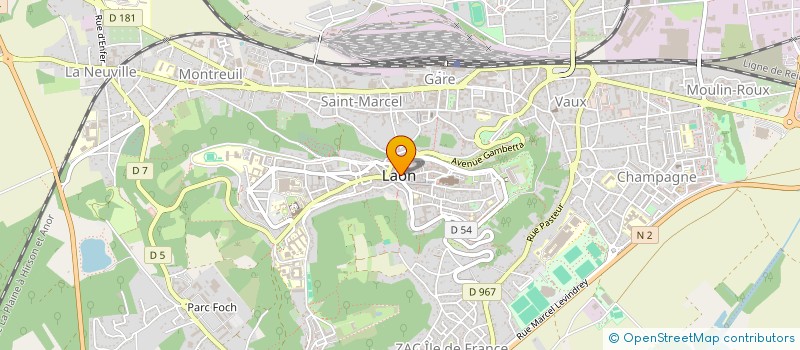 localisation de l'entreprise AMICALEMENT VOTRE à LAON