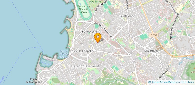 localisation de l'entreprise AMICALEMENT VOTRE  MARSEILLE