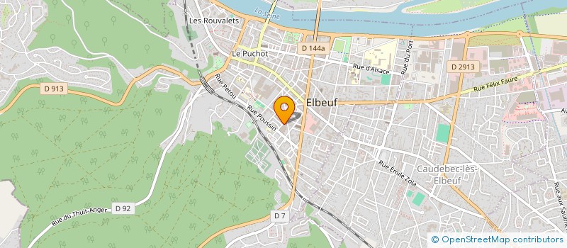 localisation de l'entreprise AMICALEMENT VOTRE 76320  ELBEUF