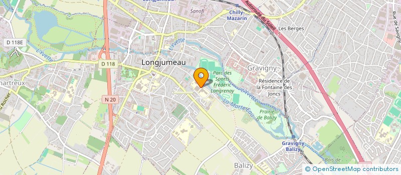 localisation de l'entreprise AMICALEMENT VOTRE à LONGJUMEAU