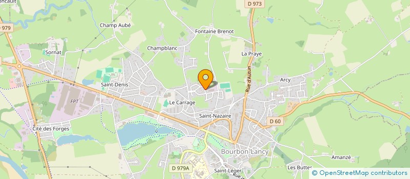 localisation de l'entreprise AMICALEPHILATELIQUE, NUMISMATIQUE ET CARTOPHILE DE BOURDON-LANCT  BOURBON-LANCY