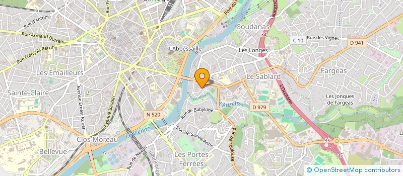localisation de l'entreprise AMICALES ANCIENNES ET ANCIENS ELEVES DE L'ECOLE DU PONT NEUF à LIMOGES