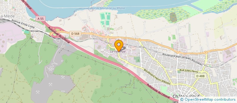 localisation de l'entreprise AMICALES DES CHAUFFEUR DE CARS DE LA VALAMPE à CHATEAUNEUF-LES-MARTIGUES