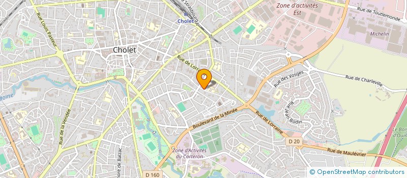 localisation de l'entreprise AMICALES DES ECOLES PRIMAIRES BUFFON à CHOLET