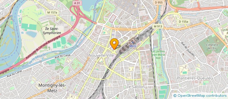 localisation de l'entreprise AMICALES DES RETRAITES DU CREDIT MUTUEL DE LORRAINE  METZ