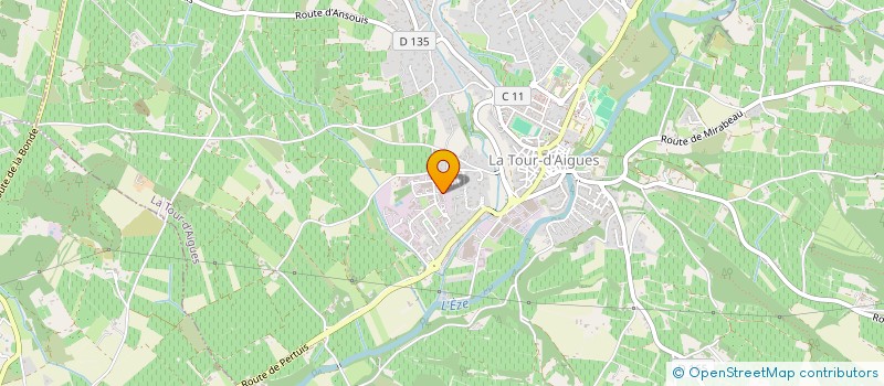 localisation de l'entreprise AMICALUB - L'AMICALE DU PERSONNEL DE LA COMMUNAUTE DE COMMUNES SUD LUBERON  LA TOUR-D'AIGUES